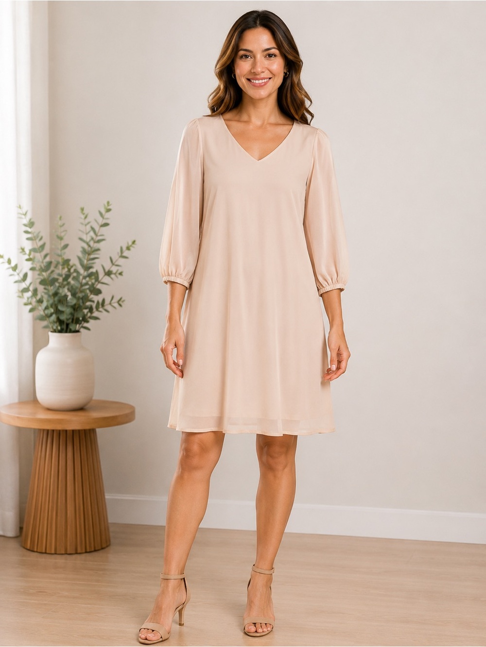Lulus Blush Pink Shift Dress | XS |